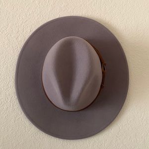 Wyeth Free People Billie Leather Band Wool Hat